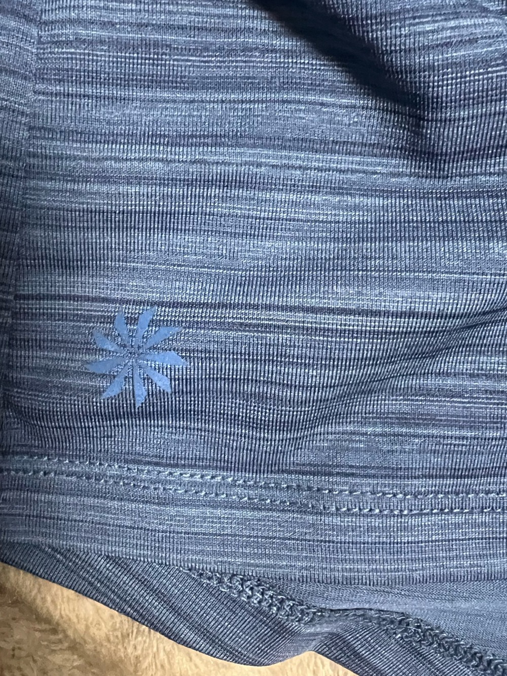 Athleta Swift Reach & Restore Tank Blue Racerback Active Top Large - Picture 3 of 9